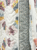 Dresden Patchwork Pastel Quilted Garment Bag
