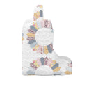 Dresden Patchwork Pastel Quilted Boot Bag