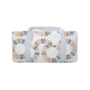Dresden Patchwork Pastel Quilted Weekender Duffle Bag