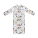 Dresden Patchwork Pastel Quilted Maxi Coat *Web Exclusive*