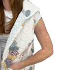 Dresden Patchwork Pastel Quilted Ruby Vest