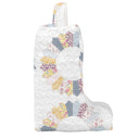 Dresden Patchwork Pastel Quilted Boot Bag