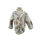 Dresden Patchwork Pastel Youth Quilted Snap Jacket