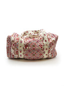 Edera Medallion Sand/Fuchsia Quilted Weekender Duffle Bag