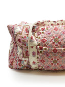 Edera Medallion Sand/Fuchsia Quilted Weekender Duffle Bag
