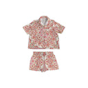 Edera Medallion Sand/Fuchsia Shorty Pajama Set