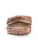 Edera Medallion Sand/Fuchsia Makeup Bag