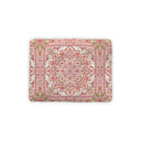 Edera Medallion Sand/Fuchsia Quilted Pet Bed