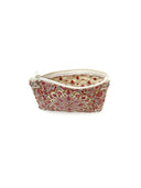 Edera Medallion Sand/Fuchsia Makeup Bag