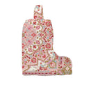 Edera Medallion Sand/Fuchsia Quilted Boot Bag