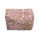 Edera Medallion Sand/Fuchsia Makeup Bag