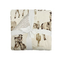 Elise Trail Brown Baby Blanket