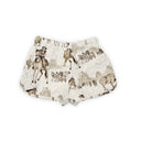 Elise Trail Brown Quilted Scallop Shorts *Web Exclusive*