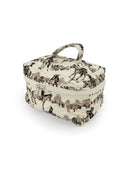 Elise Trail Brown Quilted Travel Case