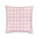 Ellie Plaid Pink Quilted 20" Pillow