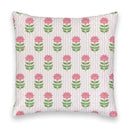 Esme Floral Icon Fuchsia 20" Pillow