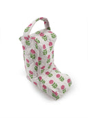 Esme Floral Icon Fuchsia Quilted Boot Bag