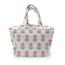 Esme Floral Fuchsia Quilted Handbag
