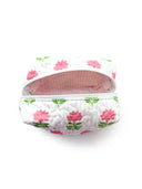 Esme Floral Icon Fuchsia Makeup Bag