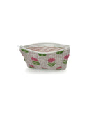 Esme Floral Icon Fuchsia Makeup Bag