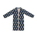 Esme Floral Icon Navy Quilted Duster
