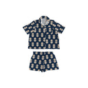 Esme Floral Icon Navy Shorty Pajama Set