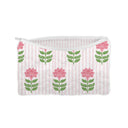Esme Floral Icon Fuchsia Makeup Bag