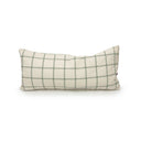 Erin & Ben Co. Farmhouse Check Sage Quilted Oblong 14" x33" Pillow