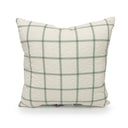 Erin & Ben Co. Farmhouse Check Sage Quilted 20" Pillow