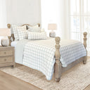 Erin & Ben Co. Farmhouse Check Sage Quilt