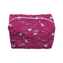 Farmstead Berry Quilted Makeup Bag