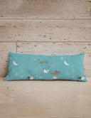 Farmstead Turquoise Quilted Oblong 14" x33" Pillow