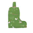 Farmstead Green Quilted Boot Bag