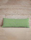 Farmstead Green Quilted Oblong 14" x33" Pillow