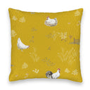 Farmstead Mustard Quilted 20" Pillow