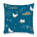Farmstead Peacock Quilted 20" Pillow