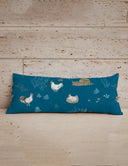 Farmstead Peacock Quilted Oblong 14" x33" Pillow