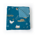 Farmstead Peacock Baby Blanket