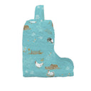 Farmstead Turquoise Quilted Boot Bag