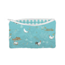 Farmstead Turquoise Quilted Makeup Bag