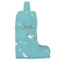 Farmstead Turquoise Quilted Boot Bag