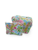 Fernscape Maya Blue Quilted Makeup Bag