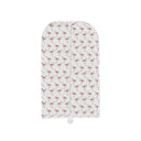 Flamingo Icon White Quilted Garment Bag