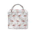 Flamingo Icon White Quilted Handbag