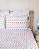 Flamingo Icon White Quilt
