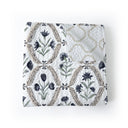 Charlotte White / Navy Baby Blanket