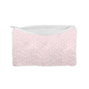 Dachshund Dots Pink Engineered Quilted Makeup Bag
