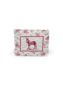 Framed Donkey Fuchsia Quilted Makeup Bag