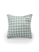 Framed Sweater Pups Blue Quilted Mini Pillow 8" x 8"