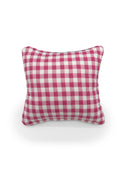 Framed Sweater Pups Pink Quilted Mini Pillow 8" x 8"